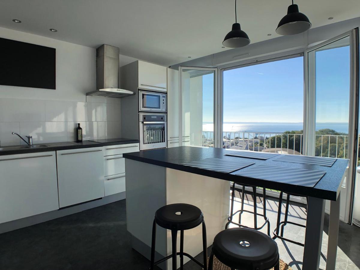 Superbe Appartement Avec Une Vue Mer Panoramique Brest Zewnętrze zdjęcie