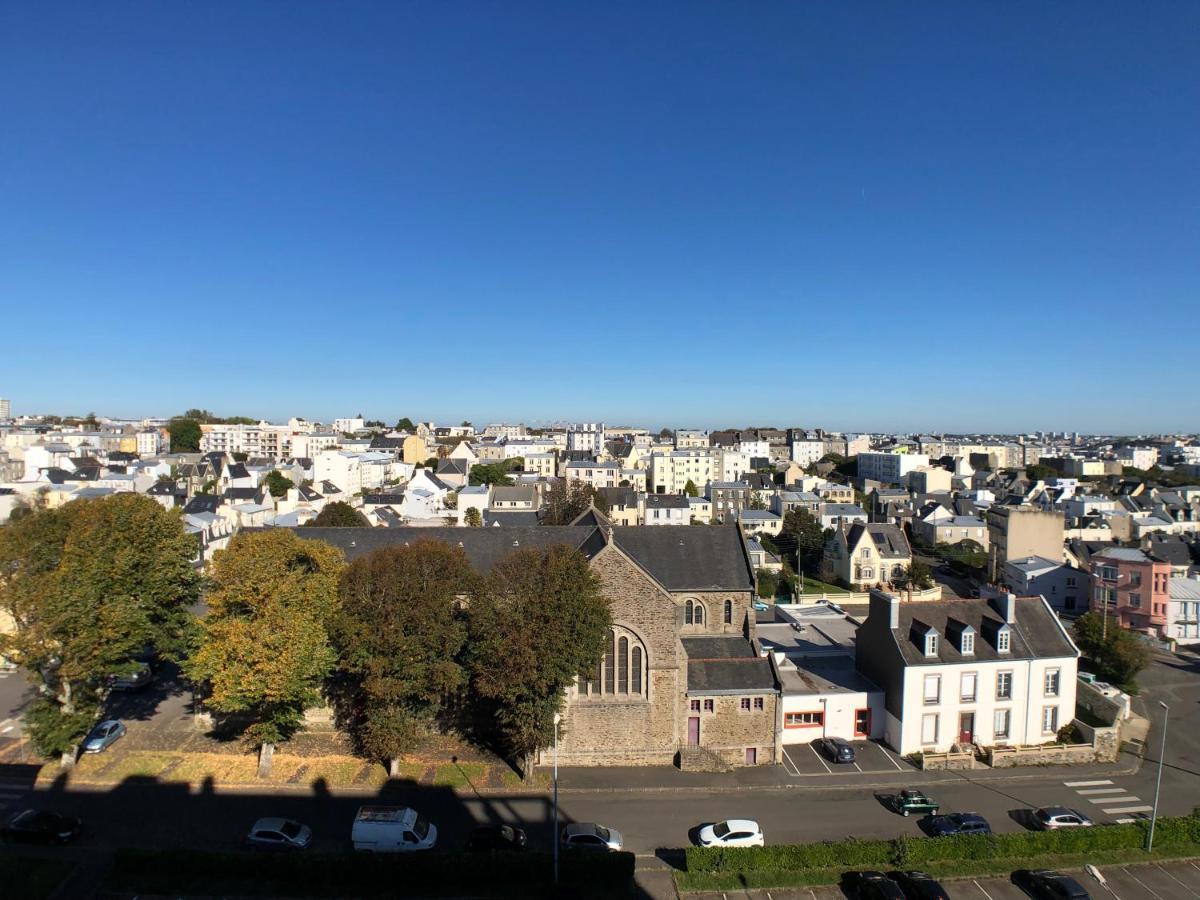 Superbe Appartement Avec Une Vue Mer Panoramique Brest Zewnętrze zdjęcie